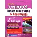 Univers Plus physique-chimie cahier d'activités et Document 2AC