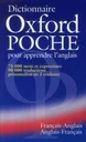 Dictionnaire Oxford poche pour apprendre l'anglais.  - Fr/Ag - Ag/Fr