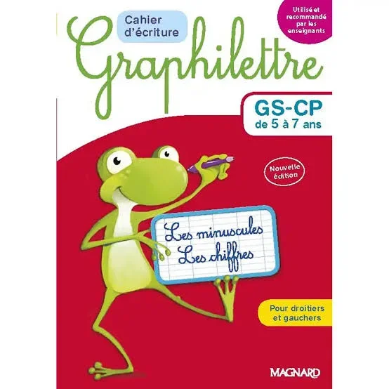 CAHIER D'ECRITUREGRAPHILETTER:GS-CP