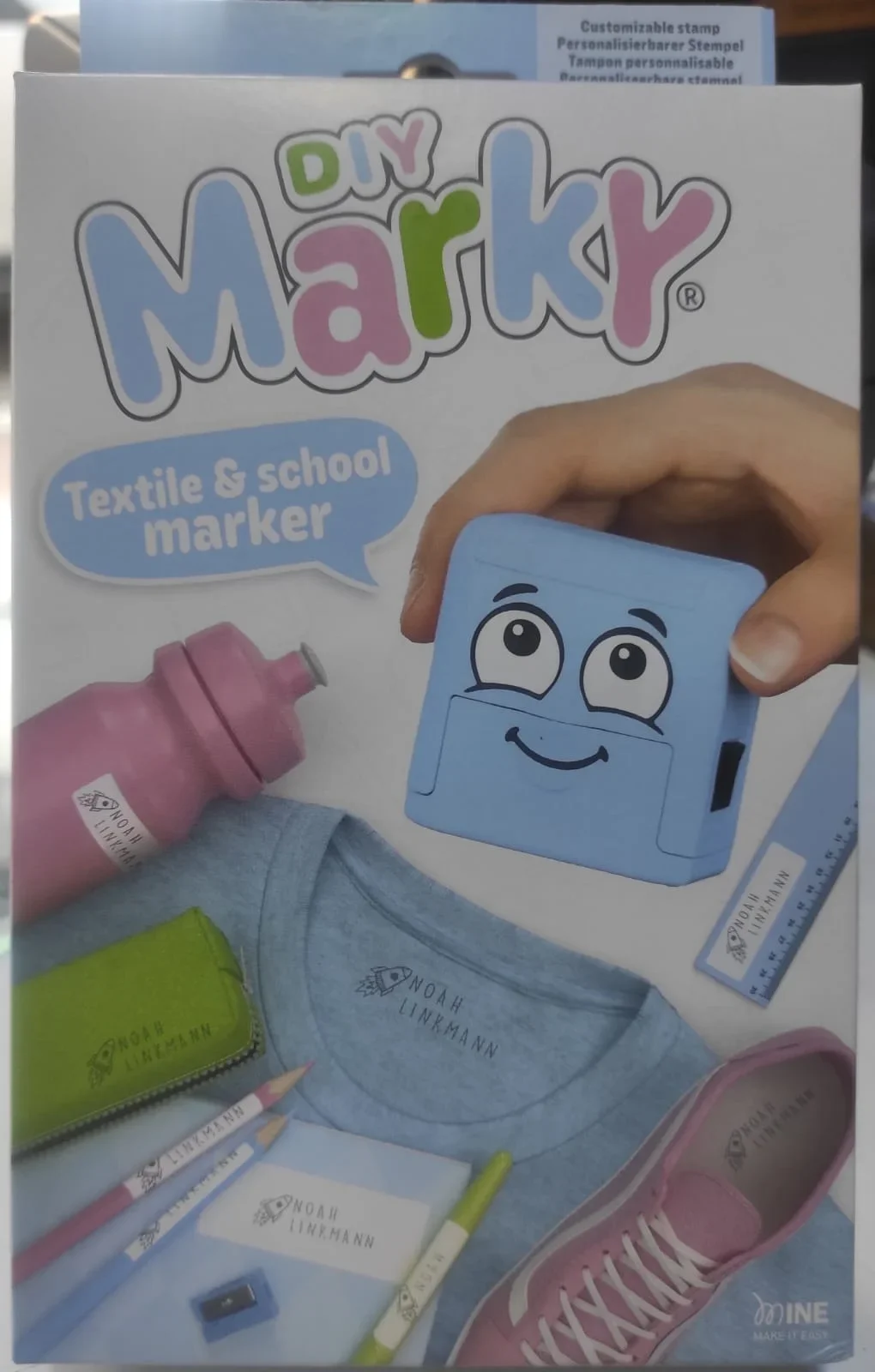 Tampon de Marquage Personnalisé COLOP MY MARKY – Pour vêtements, fournitures et objets d’enfants
