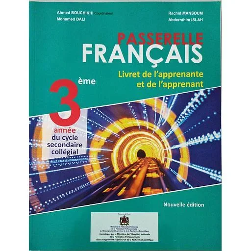 Passerelle français 3AC année du cycle secondaire collégial élève