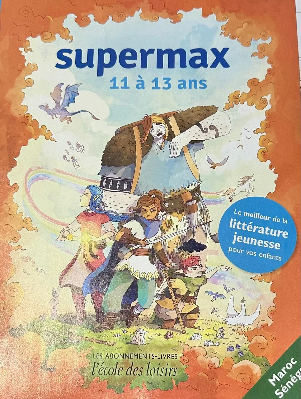 Abonnement « SUPERMAX » 2025-2026 de l’École des loisirs (8 romans et albums)