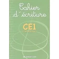 Cahier d'écriture CE1 - Sedrap