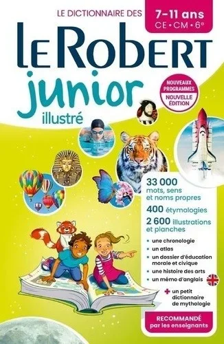 Le Robert Junior illustré - 7-11 ans, CE-CM-6e (NE 2024)