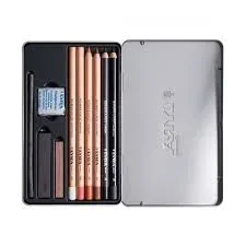 SET GRAPHITE DE 11 PIECES EN BOITE METAL