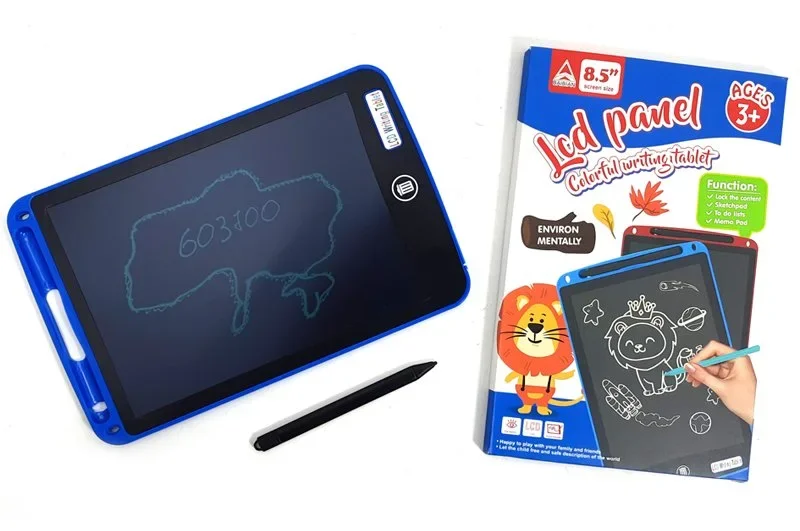 Lcd Writing Tablet 8.5 Inch Electronic Drawing Pad Graffiti Colorful Screen Board Handwriting Notepad Memo Boards for Kids Adult