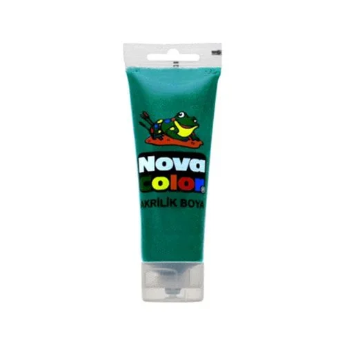 Peinture acrylique 75ml Vert NOVACOLOR Réf : NC-258 - Vue 1