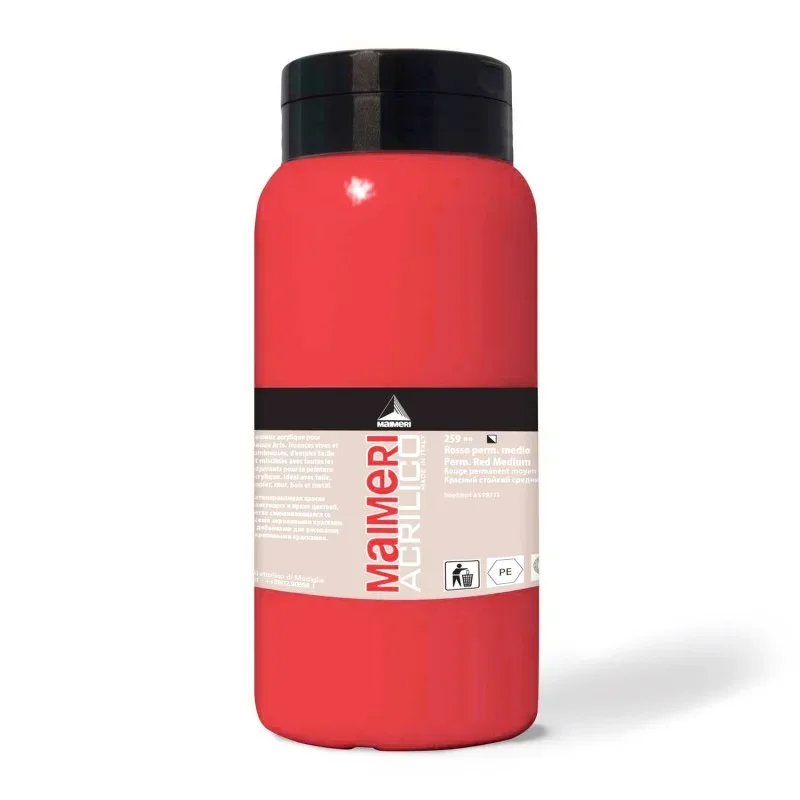 MAIMERI 259 ACRYLIQUE ROUGE PERMANENT MOYEN 1000ML