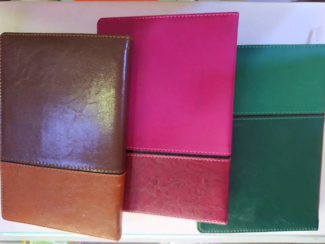 NOTE BLOC A5 SIMILI CUIR - Vue 1