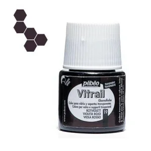 VITRAIL 19 PEBEO VIOLET ROUGE 45ML