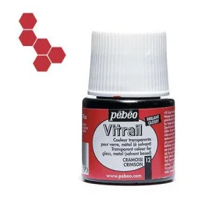 VITRAIL 12 PEBEO CRAMOISI 45ML