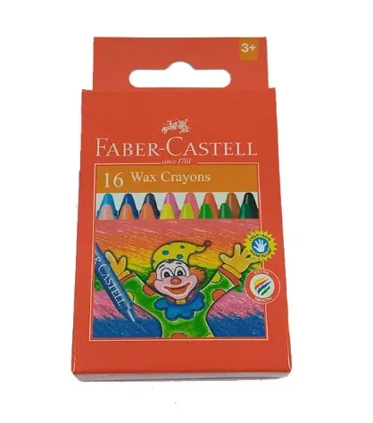 CRAYON DE COULEUR DE 16 EN CIRE - FABER CASTELL