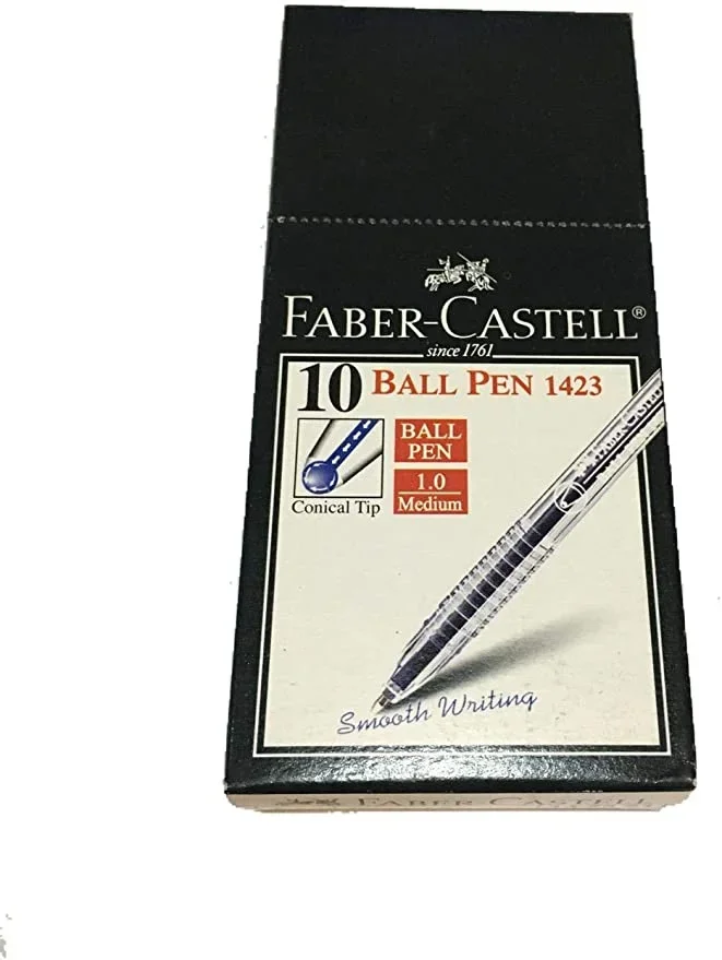STYLO  BALL PEN 1423 MEDIUM 1.0 mm NOIR - FABER CASTELL