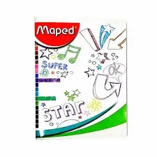 CAHIER PIQUE 96 P 21*29.7 CM SEYES MAPED