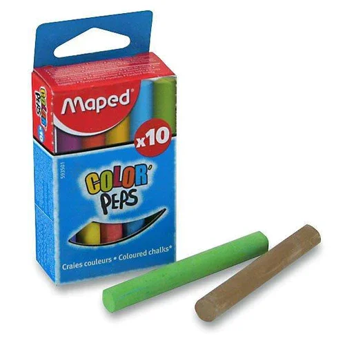 CRAIES COULEURS X10 BOITE - MAPED