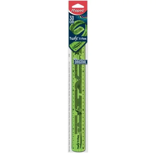 REGLE PLATE TWIST'N FLEX 30CM SACHET  -  MAPED
