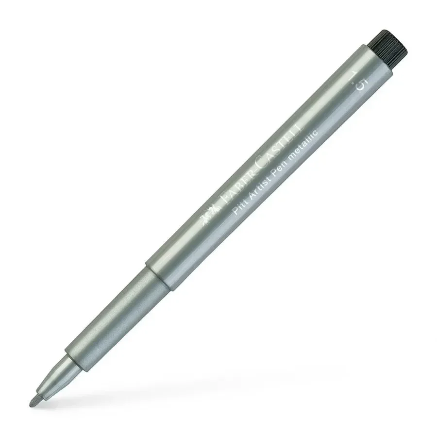 MARQUEUR FABER CASTELL PITT ARTIST ARGENTE 251***