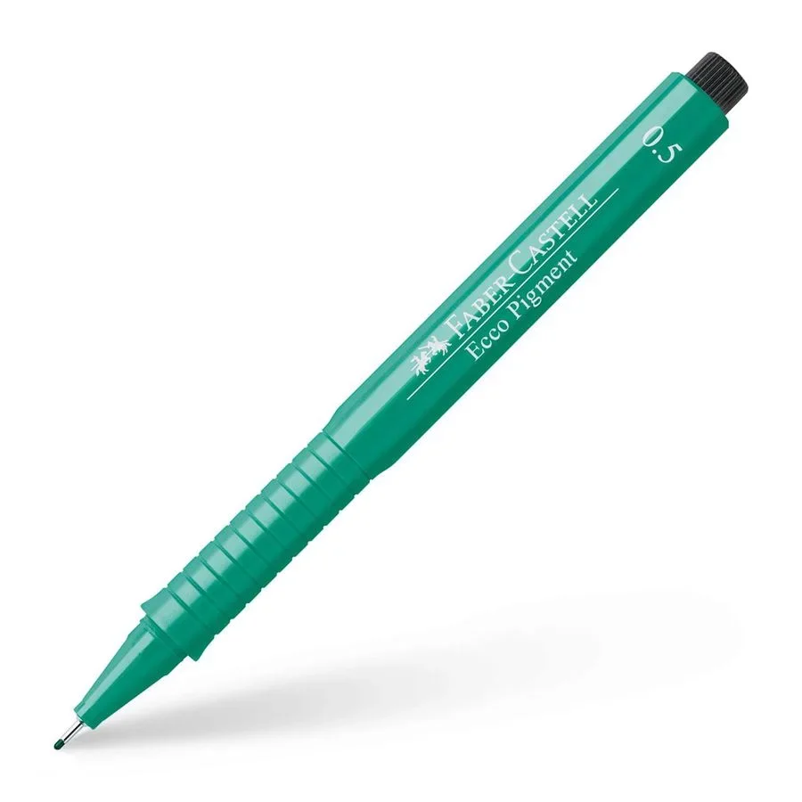 ECCO PIGMENT  0,5 MM VERT  -  FABER CASTELL - Vue 1