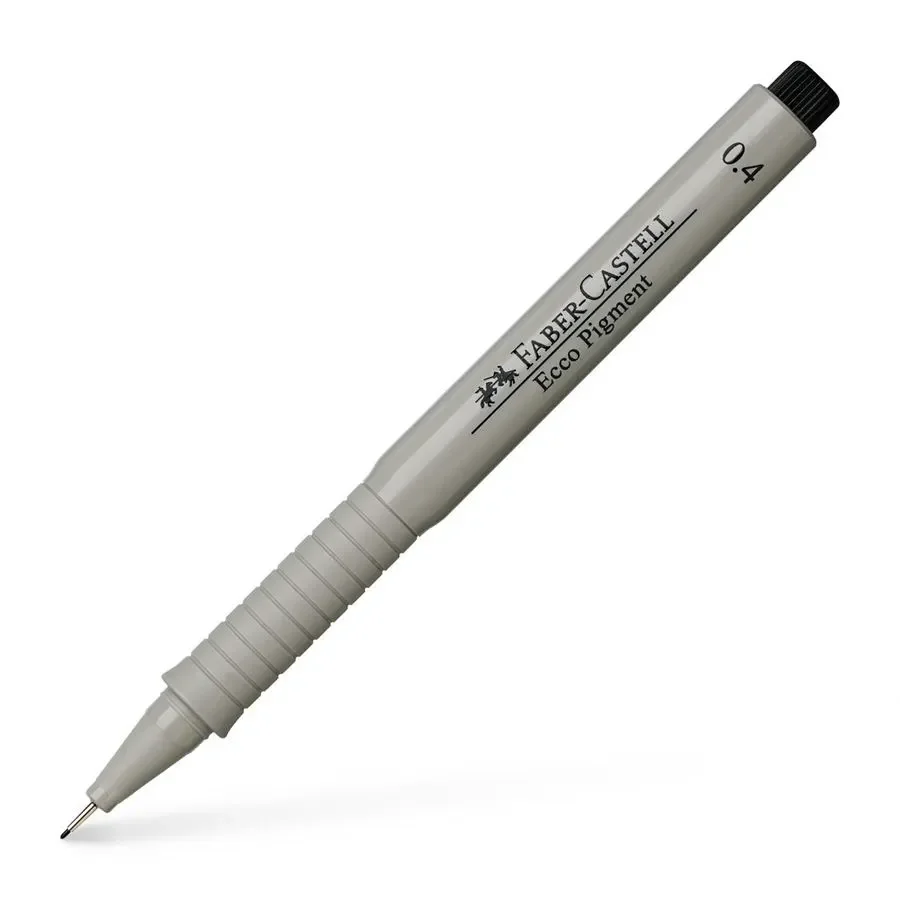 ECCO PIGMENT  0,4 MM NOIR - FABER CASTELL