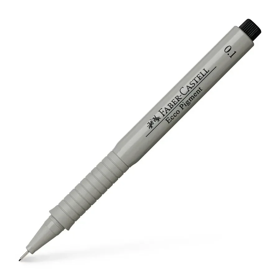 ECCO PIGMENT 0,1 MM  NOIR - FABER CASTELL