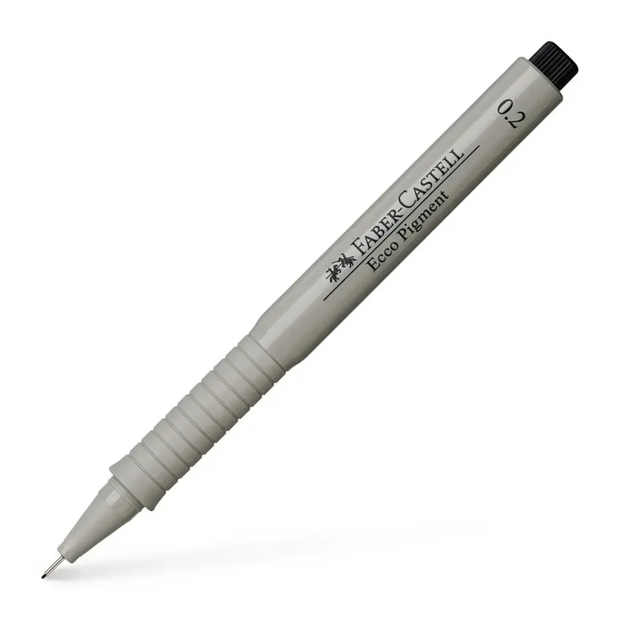 ECCO PIGMENT 0,2 MM NOIR - FABER CASTELL