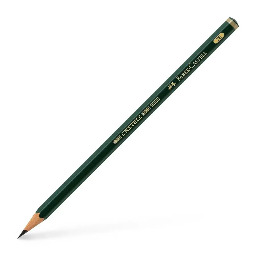 CRAYONS GRAPHITES D'ART 9000   7B   - FABER CASTELL