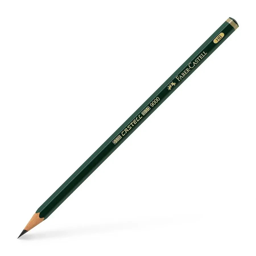 CRAYONS GRAPHITES D'ART 9000 HB   - FABER CASTELL