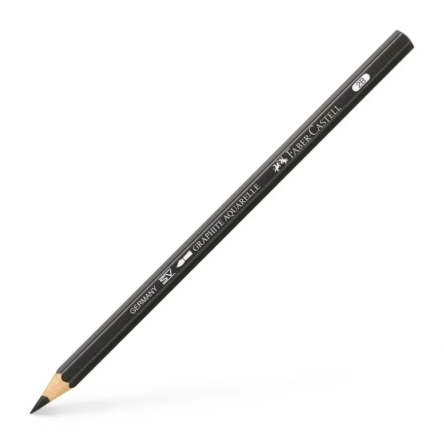 CRAYONS GRAPHITES AQUARELLE 2B   - FABER CASTELL