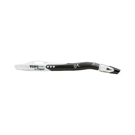 STYLO BILLE CAP VISIO GAUCHER NOIR - MAPED - Vue 1