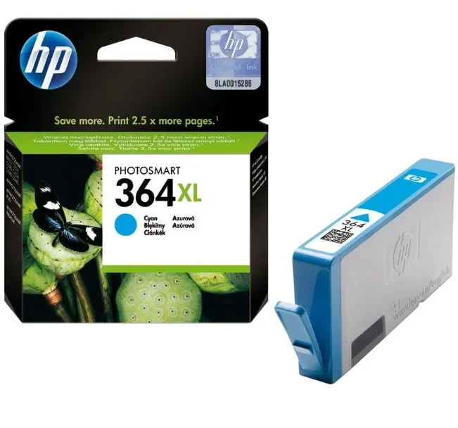 Cartouche HP 364xl Cyan - Vue 1