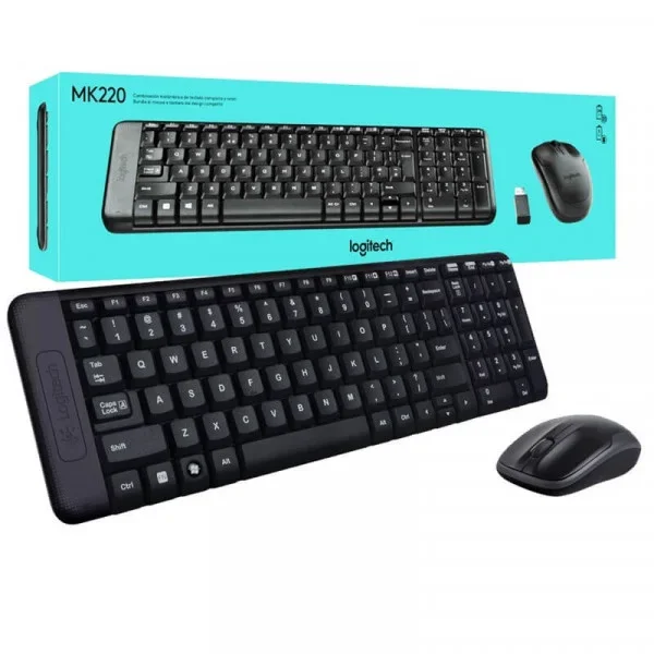 Logitech Desktop MK220 Sans-fil (AZERTY)