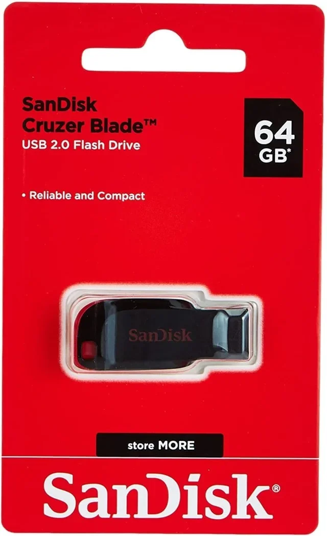 Sandisk Cruzer Blade 64GB - Vue 1