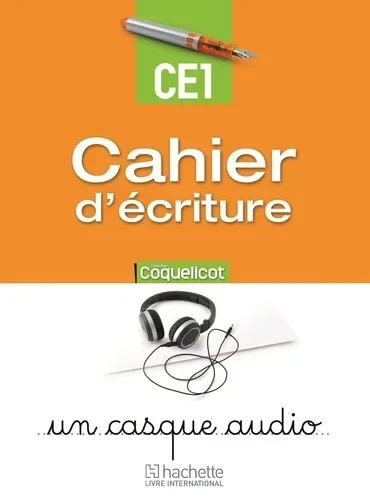 Coquelicot CE1 - Cahier d'écriture - Vue 1