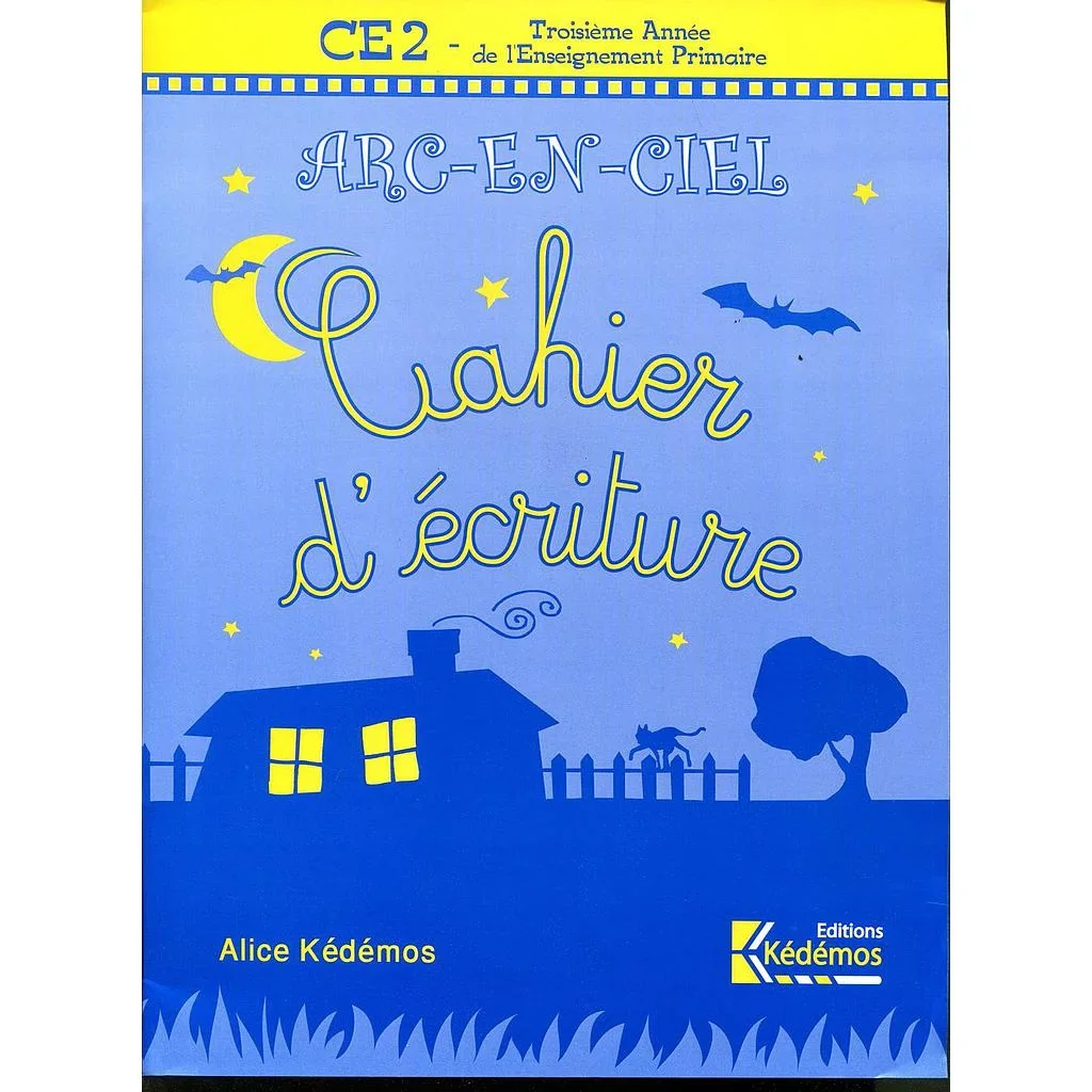 Arc-en-ciel CE2 cahier d'écriture