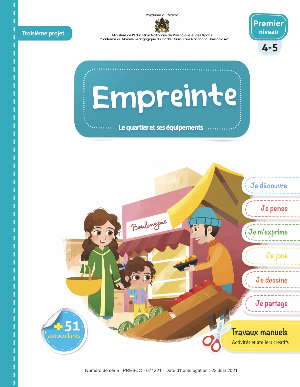 Empreinte MS 4/5 ans , Projet 3 : Le quartier et ses parties-équipement - NE 2026
